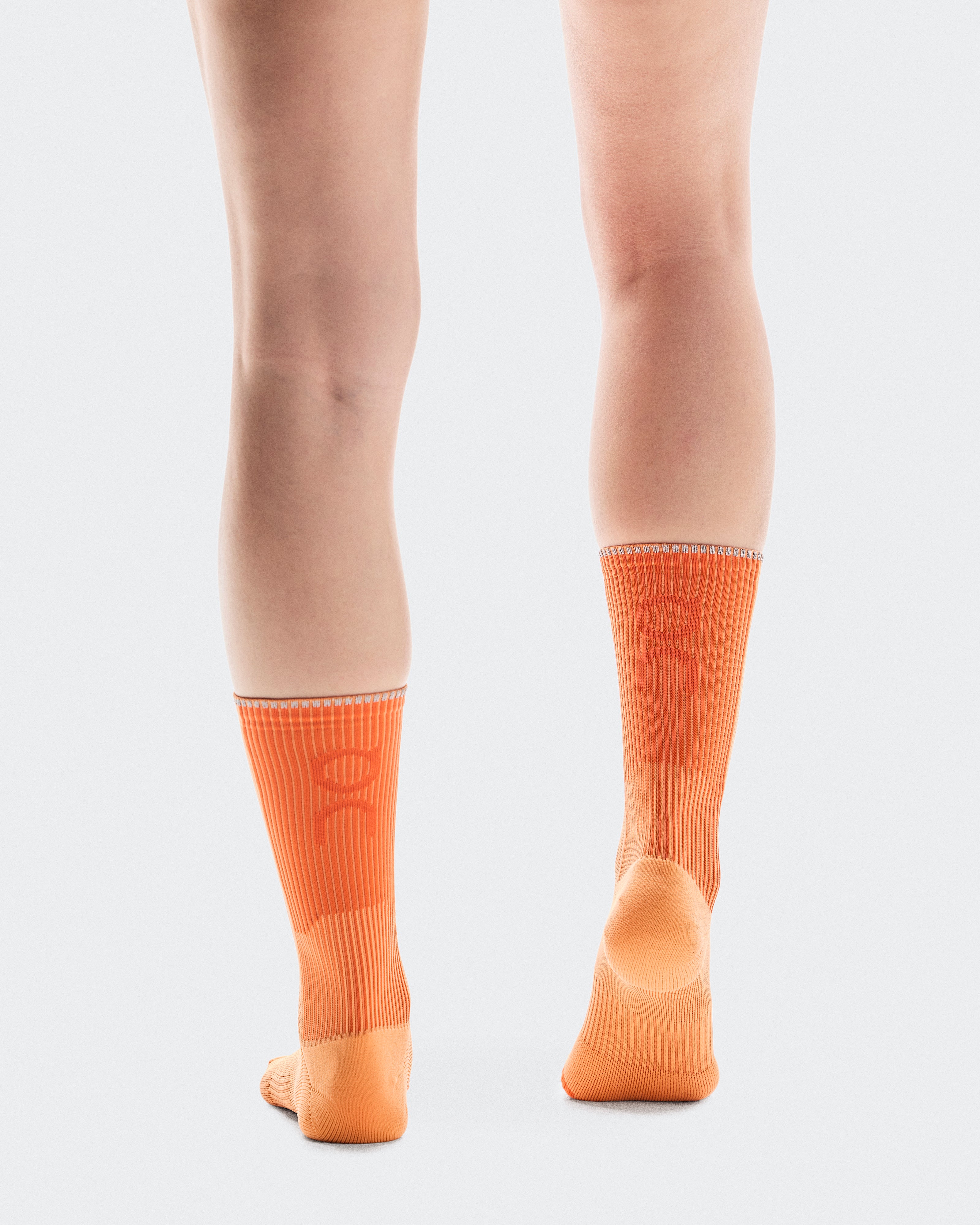 On Performance Run Sock High Tangerine | Flame