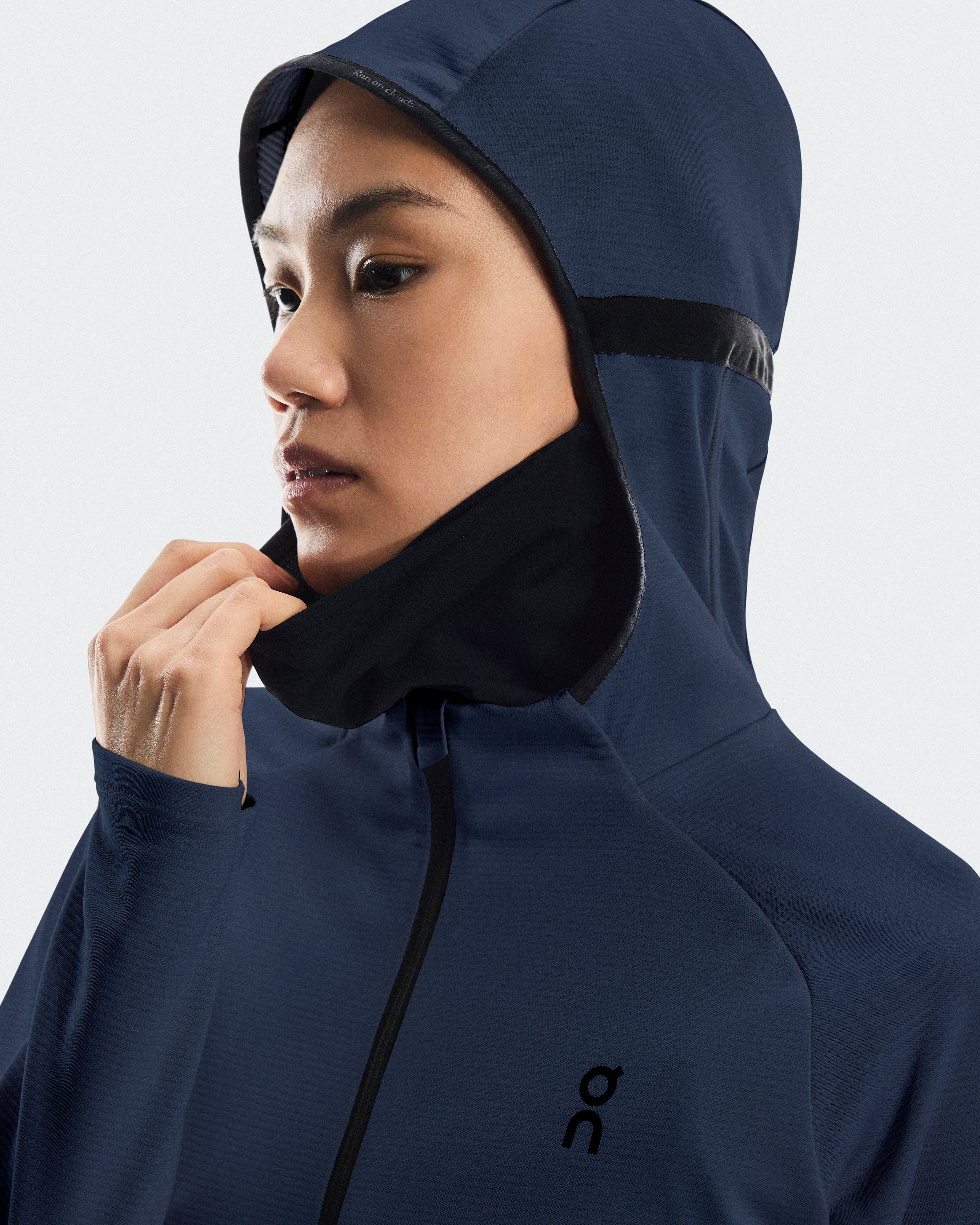 On Climate Zip Hoodie Navy (Women'S)