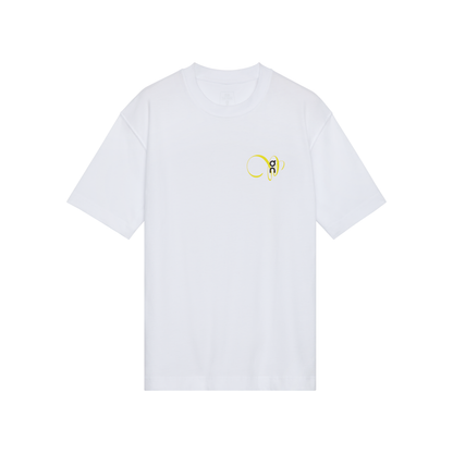 On Club-T Graphic White | Lime (Women'S)