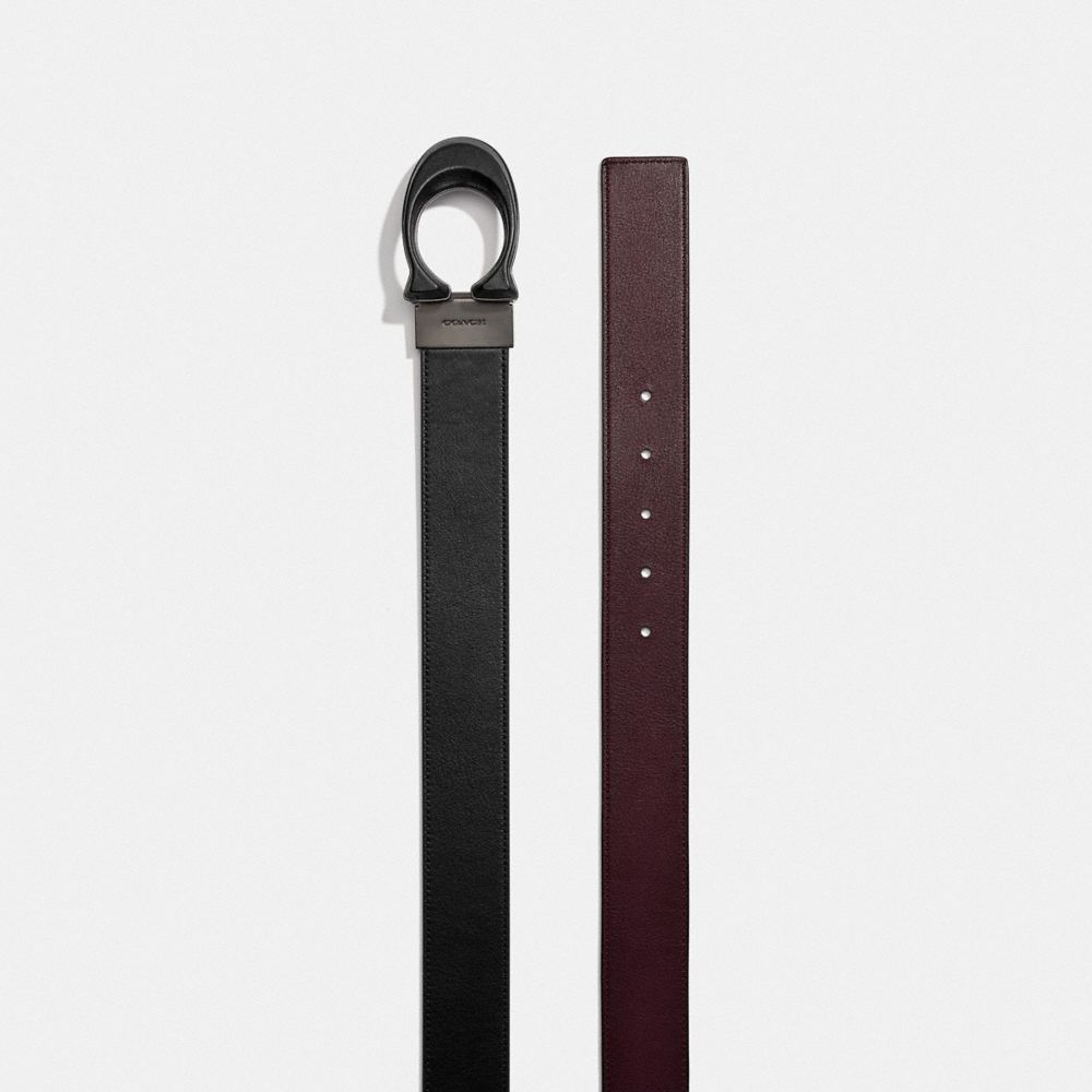 Signature Buckle Cut To Size Reversible Belt, 38 Mm Black-Ox Blood Black-Ox Blood
