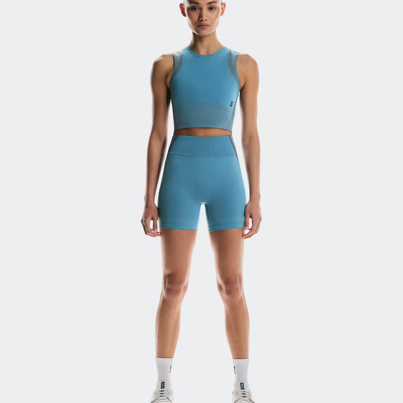 On Studio Knit Shorts Niagara | Rock (Women'S)