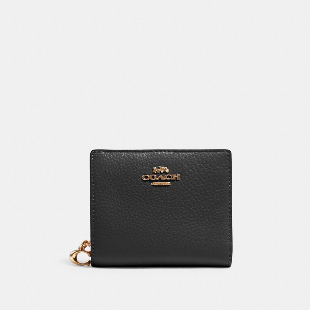 Coach Snap Wallet Gold/Black