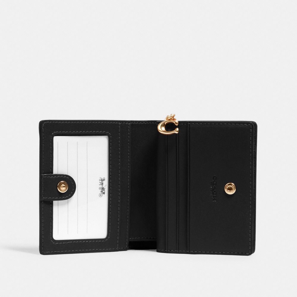 Coach Snap Wallet Gold/Black