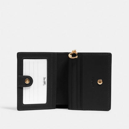 Coach Snap Wallet Gold/Black