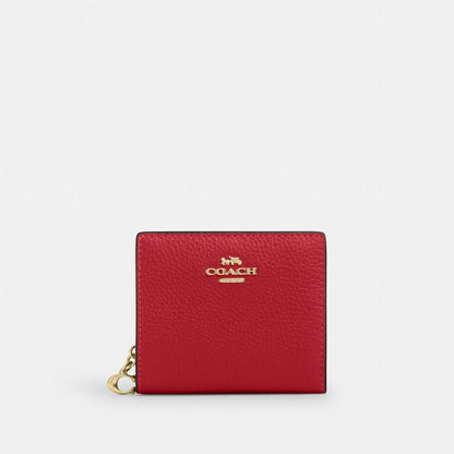 Coach Snap Wallet Gold/Poppy