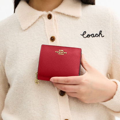 Coach Snap Wallet Gold/Poppy