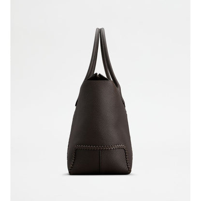 Tods Di Bag In Leather Large Brown
