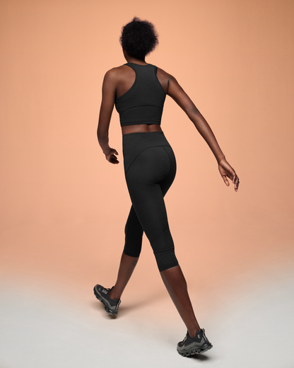 On Movement 3/4 Tights Black (Women'S)