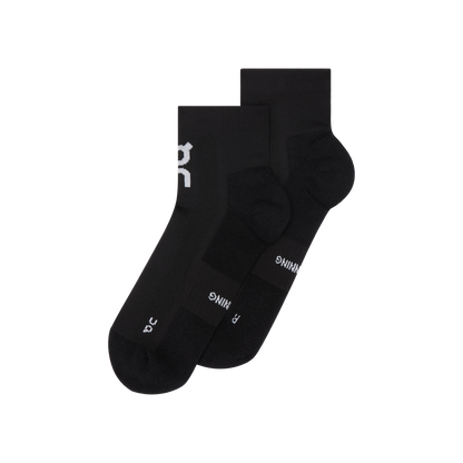 On Core Run Sock Mid 2P Black