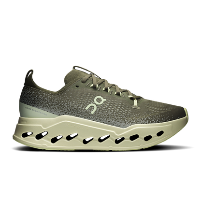 On Cloudsurfer Max Wide Olive Seedling