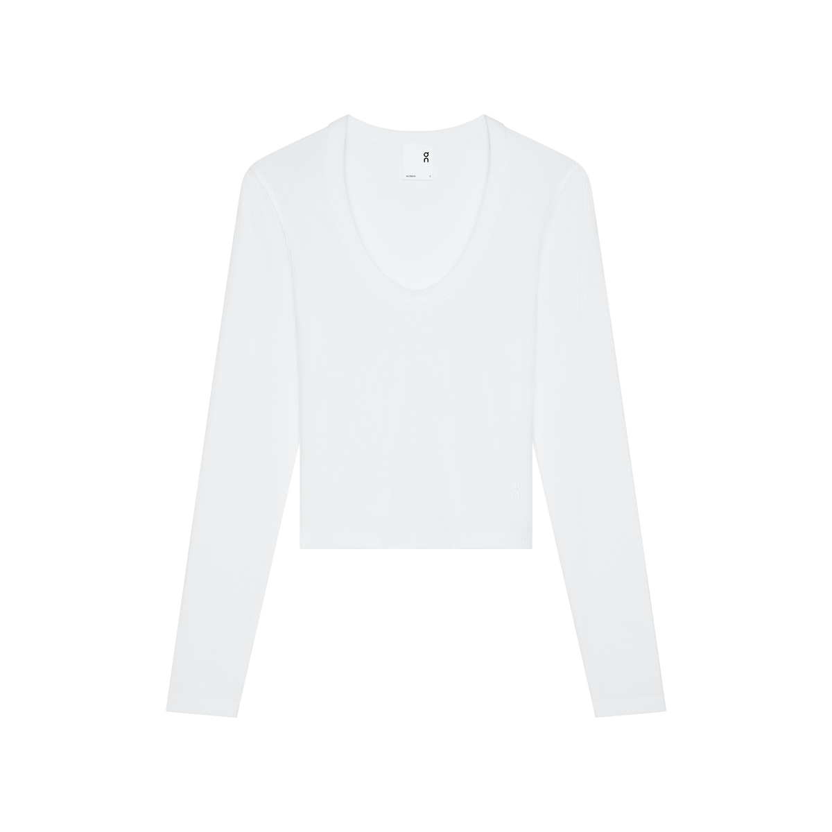 On All-Day Ribbed Long-T White (Women'S)