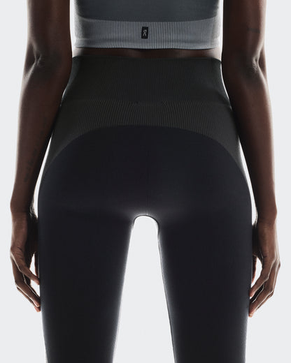 On Studio Knit Tights Black | Eclipse (Women's)