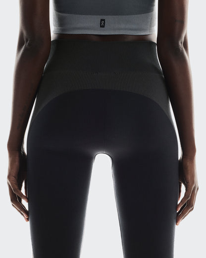 On Studio Knit Tights Black | Eclipse (Women'S)