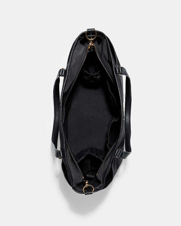 Baby Bag Non Leather-Gold-Black Non Leather-Gold-Black
