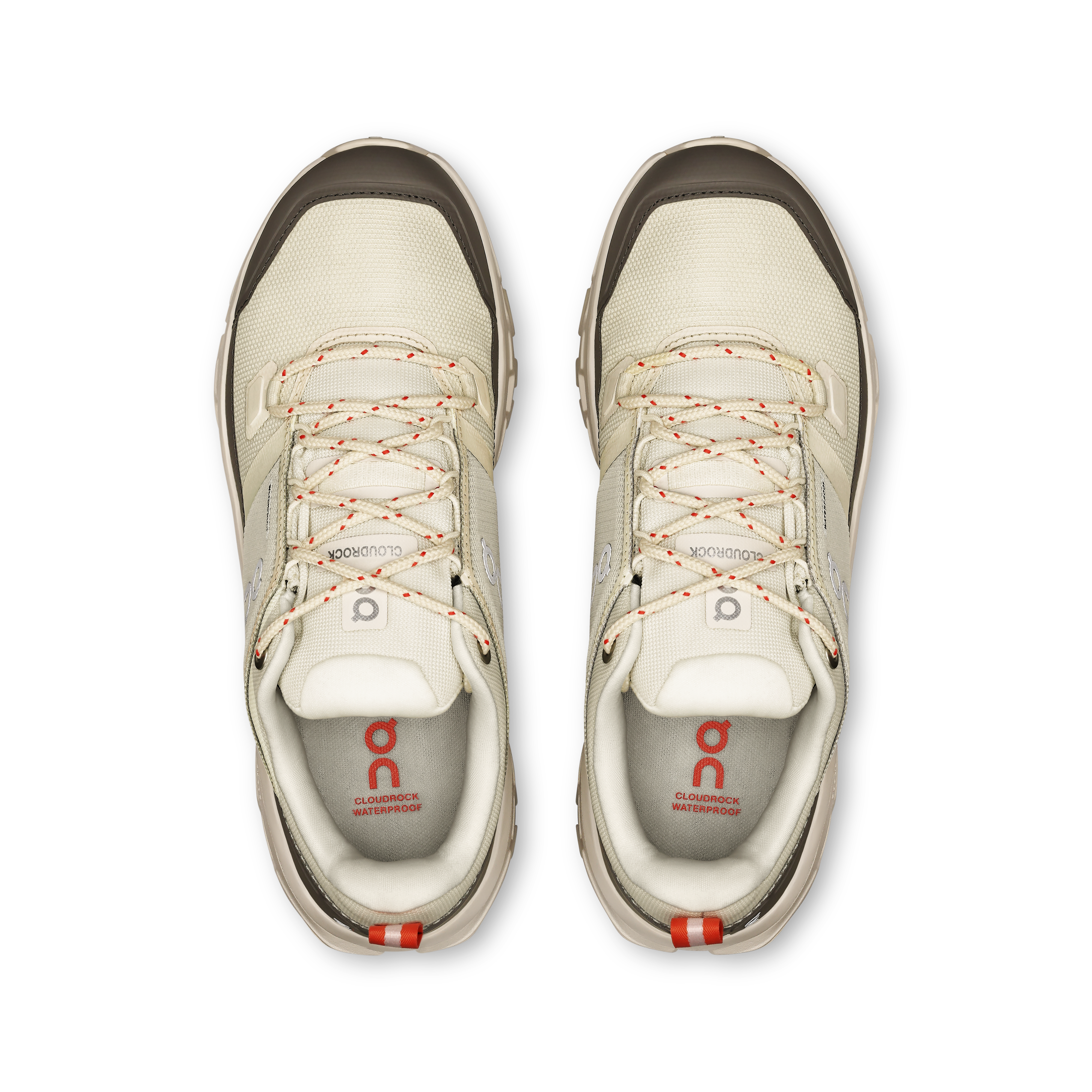on running cloudrock low waterproof ivory (women's)