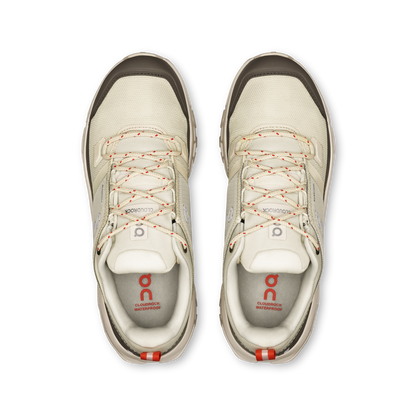 on running cloudrock low waterproof ivory (women's)