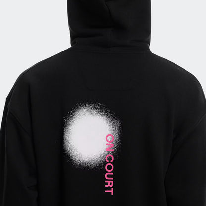 On Club Hoodie Smash Black | Orchid