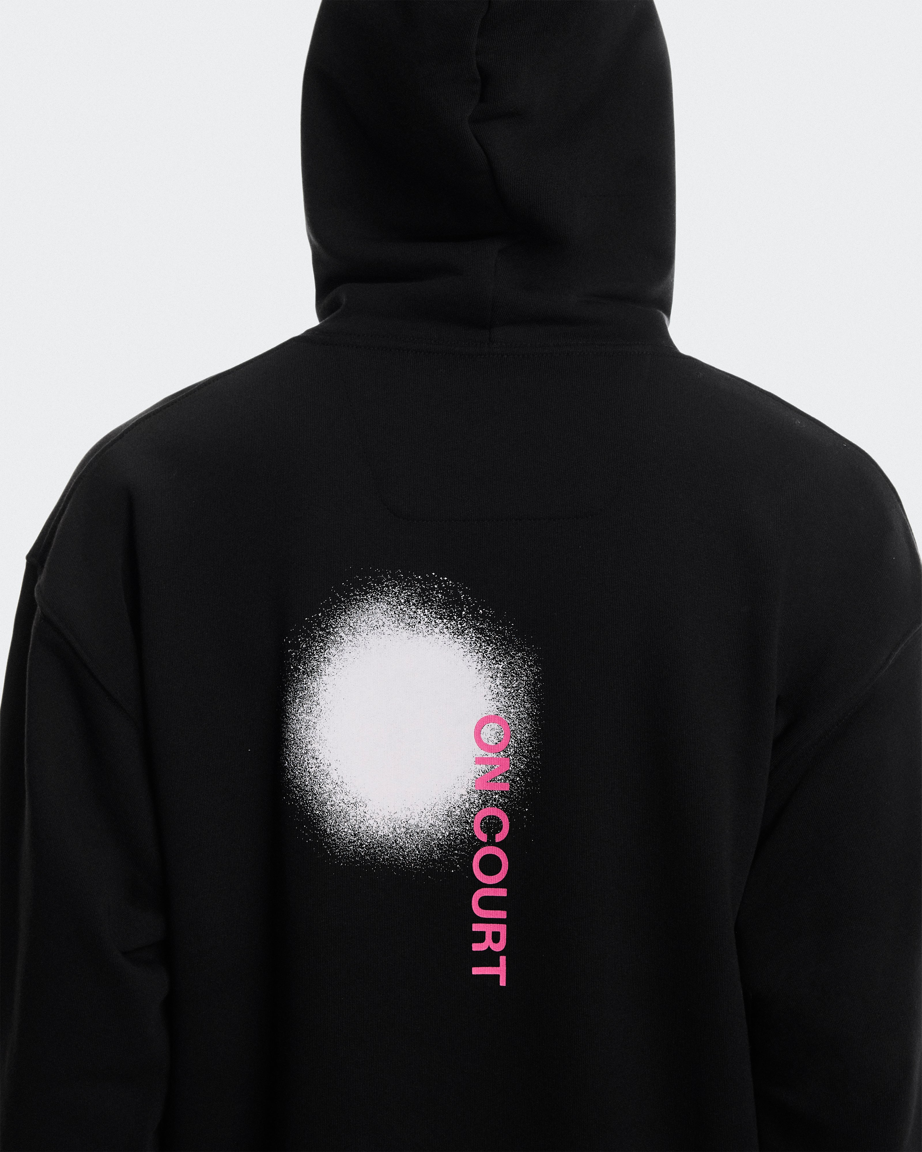 On Club Hoodie Smash Black | Orchid