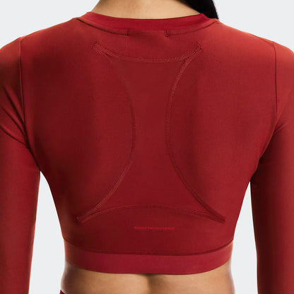 On Train Long Sleeve Crop Year Of The Horse Sienna (Women'S)