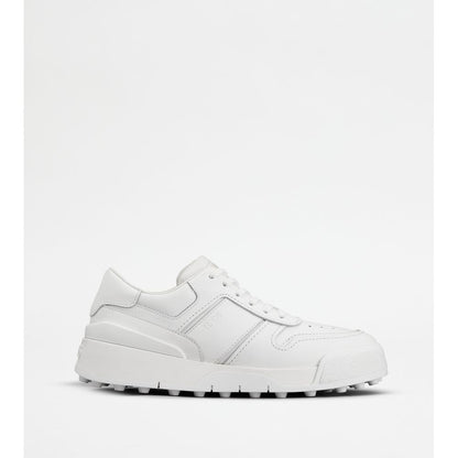 Tods Sneakers In Leather White Womens