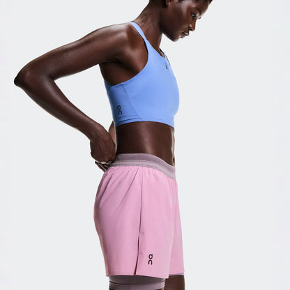 On 3" Performance 2/1 Shorts Sakura | Dewberry (Women'S)