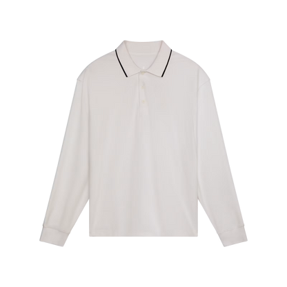 On Courtside Long-T Polo White