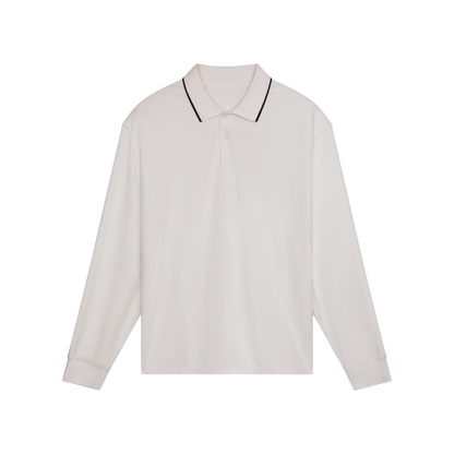 On Courtside Long-T Polo White
