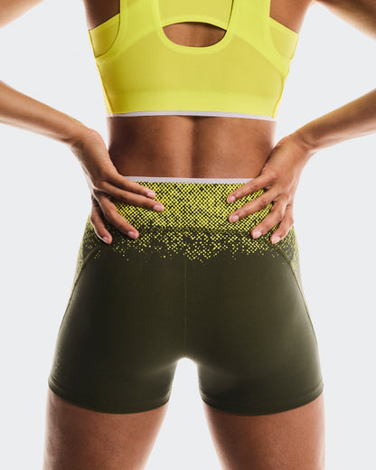 On Race Tights Short Lime (Women'S)