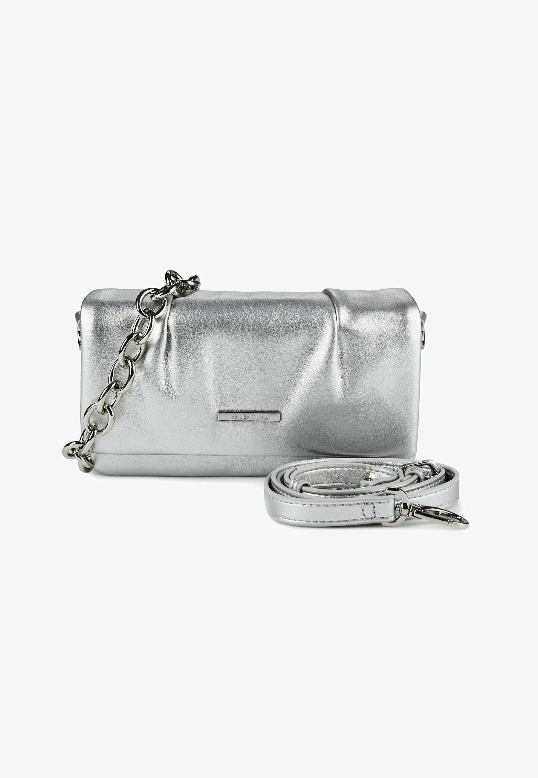 Valentino Bags Katerina Mir Schultertasche 20.5 Cm - Handbag - Argento