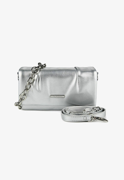 Valentino Bags Katerina Mir Schultertasche 20.5 Cm - Handbag - Argento