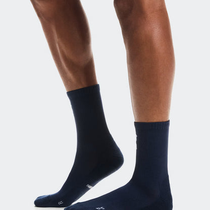 On Core Run Sock High 2P Navy