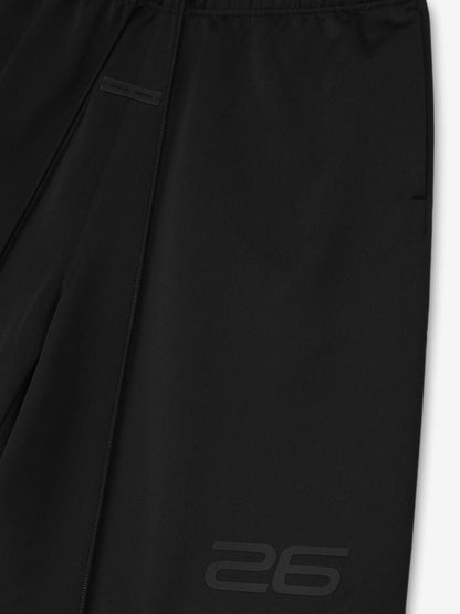 Essentials Satin Fleece Relaxed Sweatshort Vintage Black
