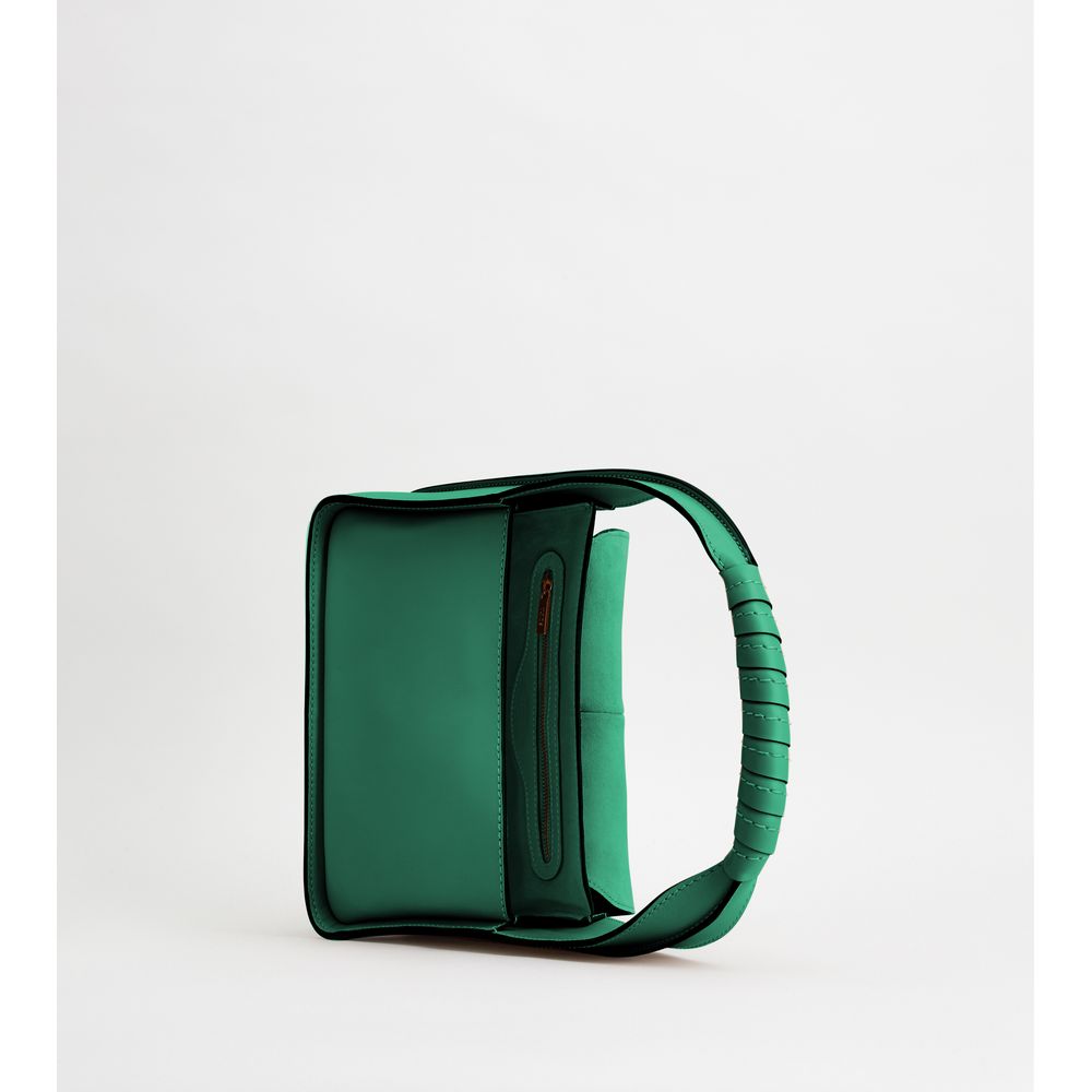 Tods T Timeless Bag In Leather Mini Green