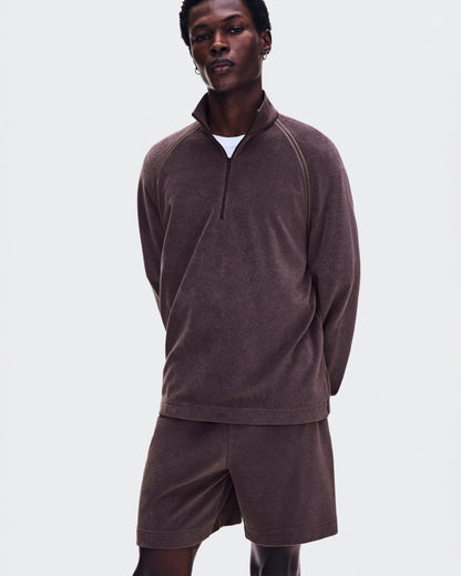 On Courtside Pullover Terry Mulberry