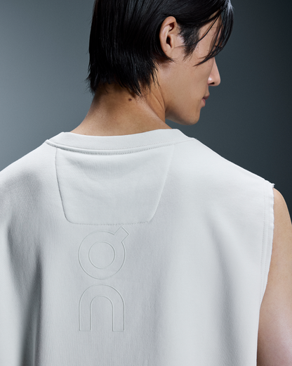 on open club crew crop White