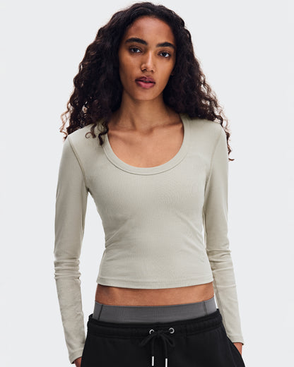 On All-Day Ribbed Long-T Brume (Women'S)