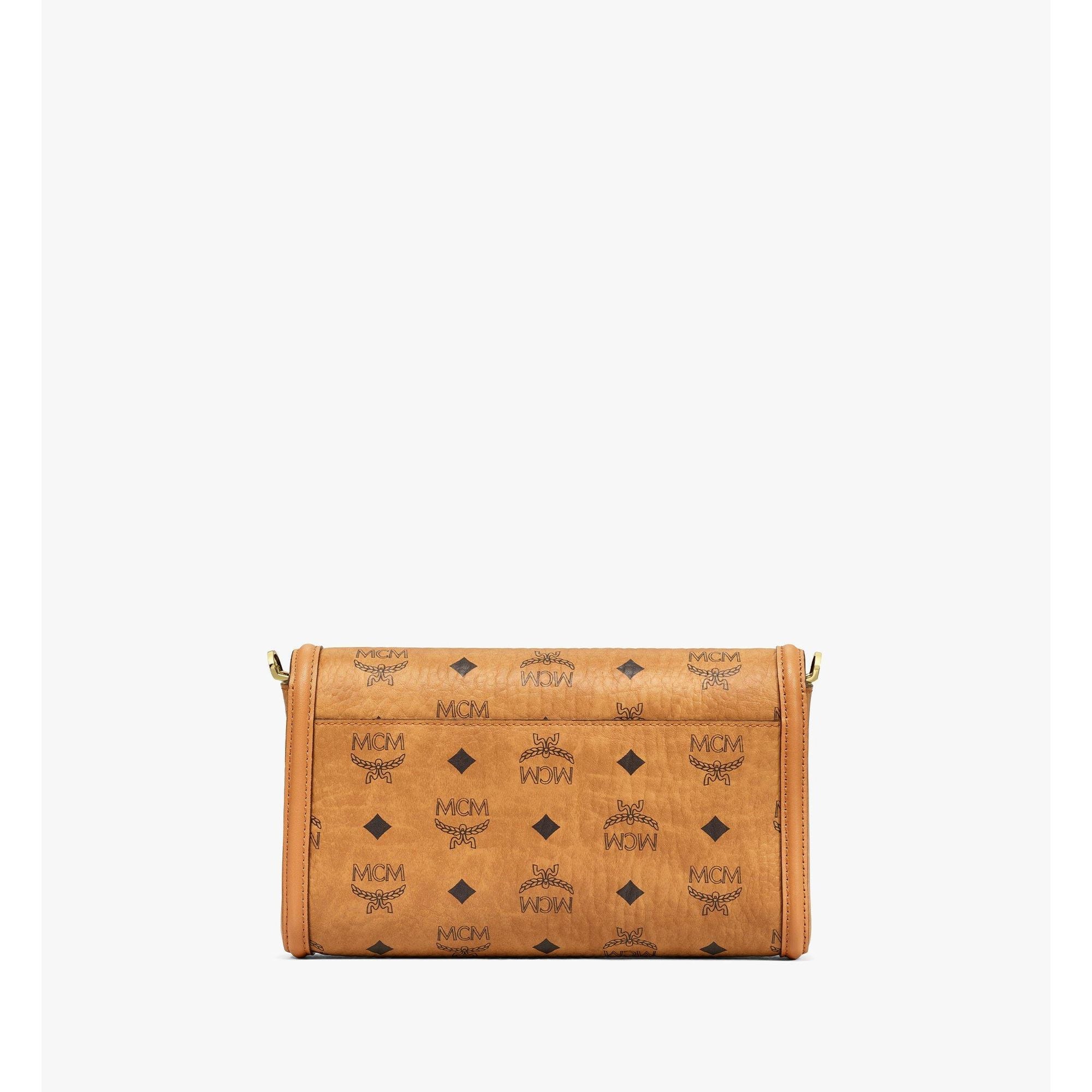 MCM Medium Tracy Crossbody in Crystal Visetos