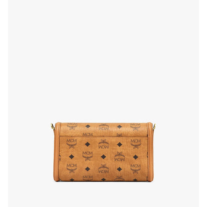 MCM Medium Tracy Crossbody in Crystal Visetos
