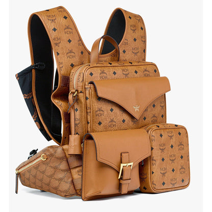 MCM Aren Multi-Backpack in Visetos