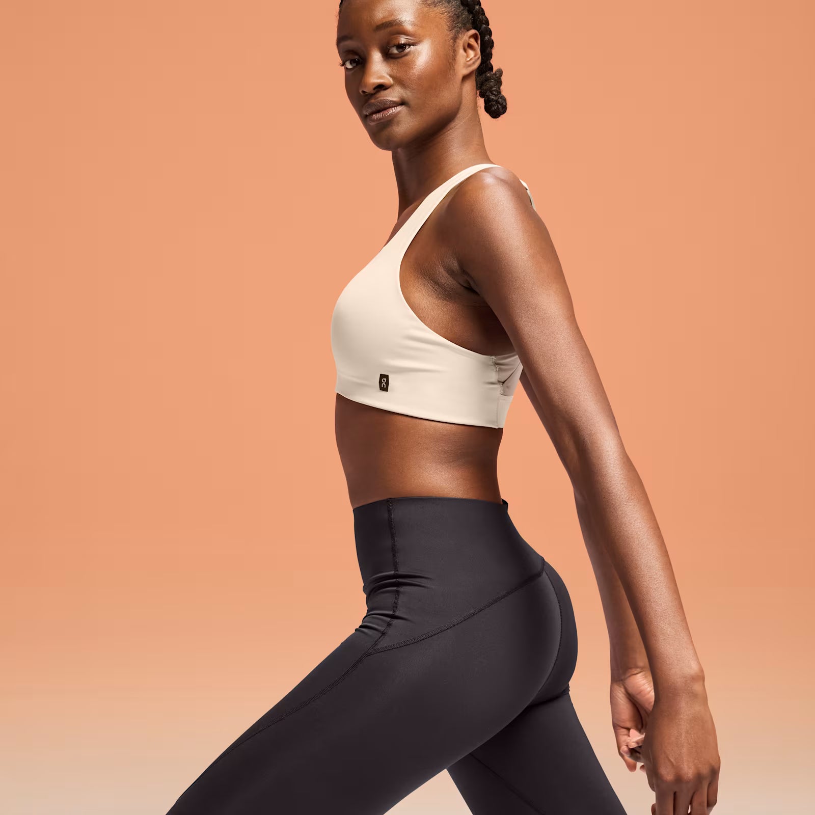 On Active Bra Sand | Cinder (Women'S)