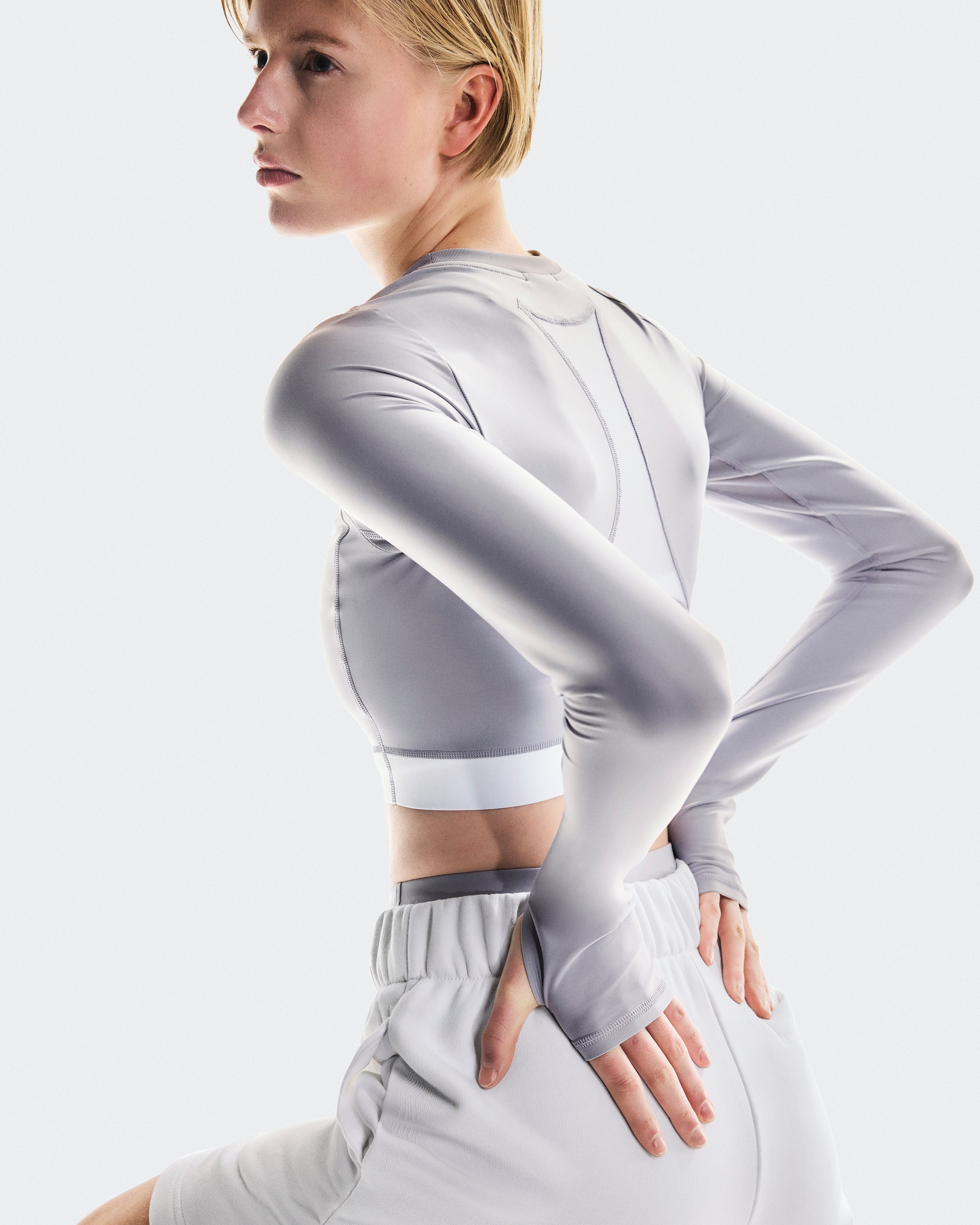 On Train Long Sleeve Crop Lilac (Women'S)