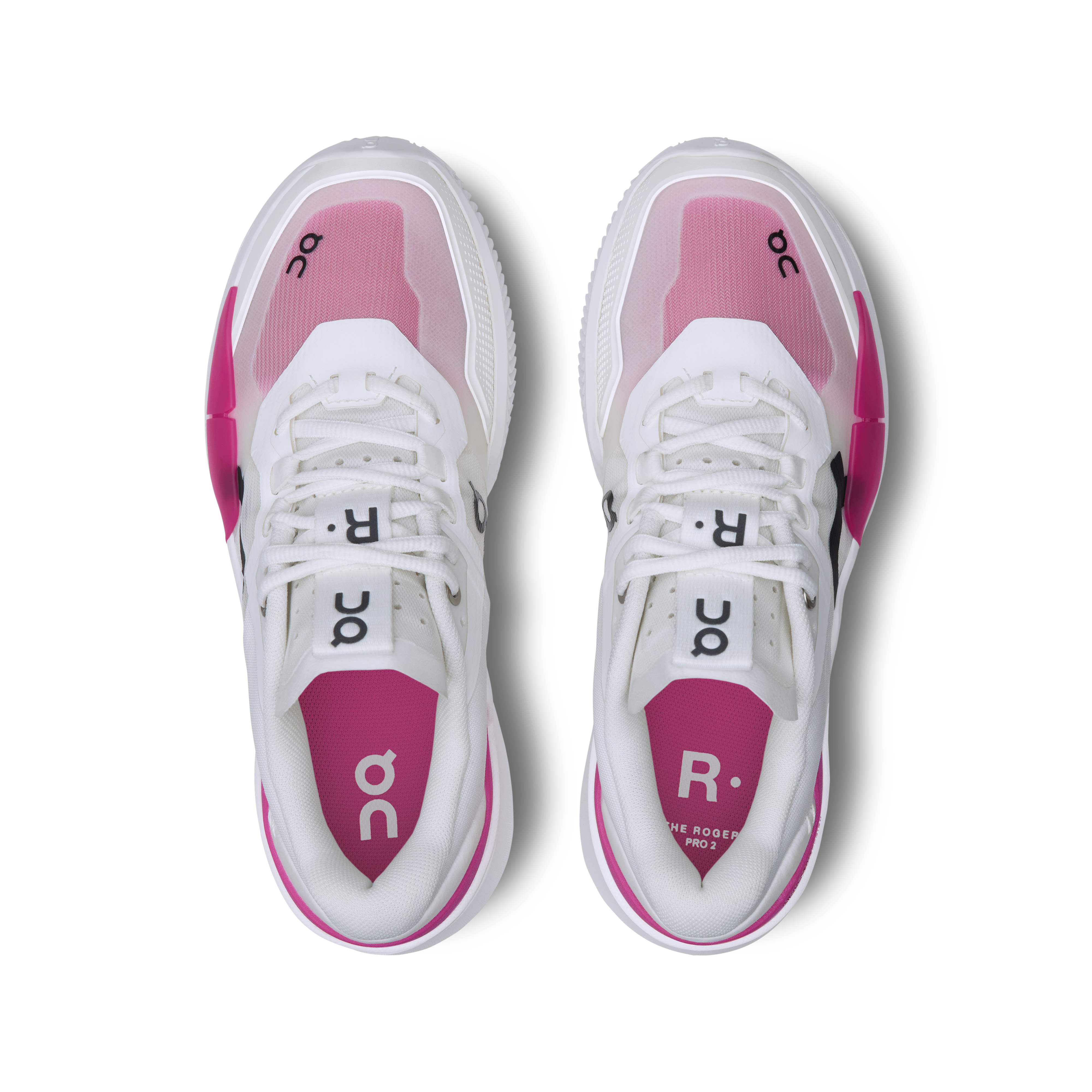 on running the roger pro 2 white pink (women's)