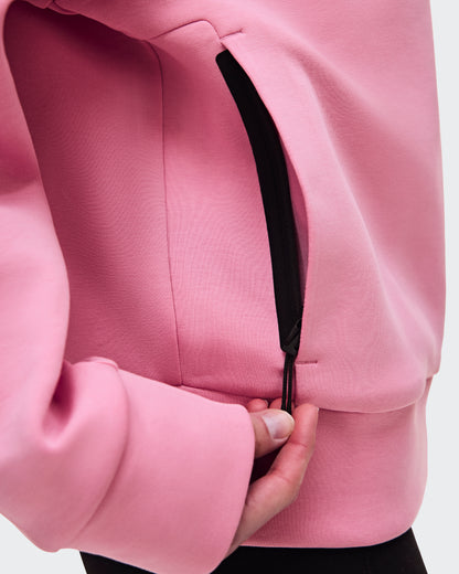On Focus Tech Zip Hoodie Magnolia (Women'S)