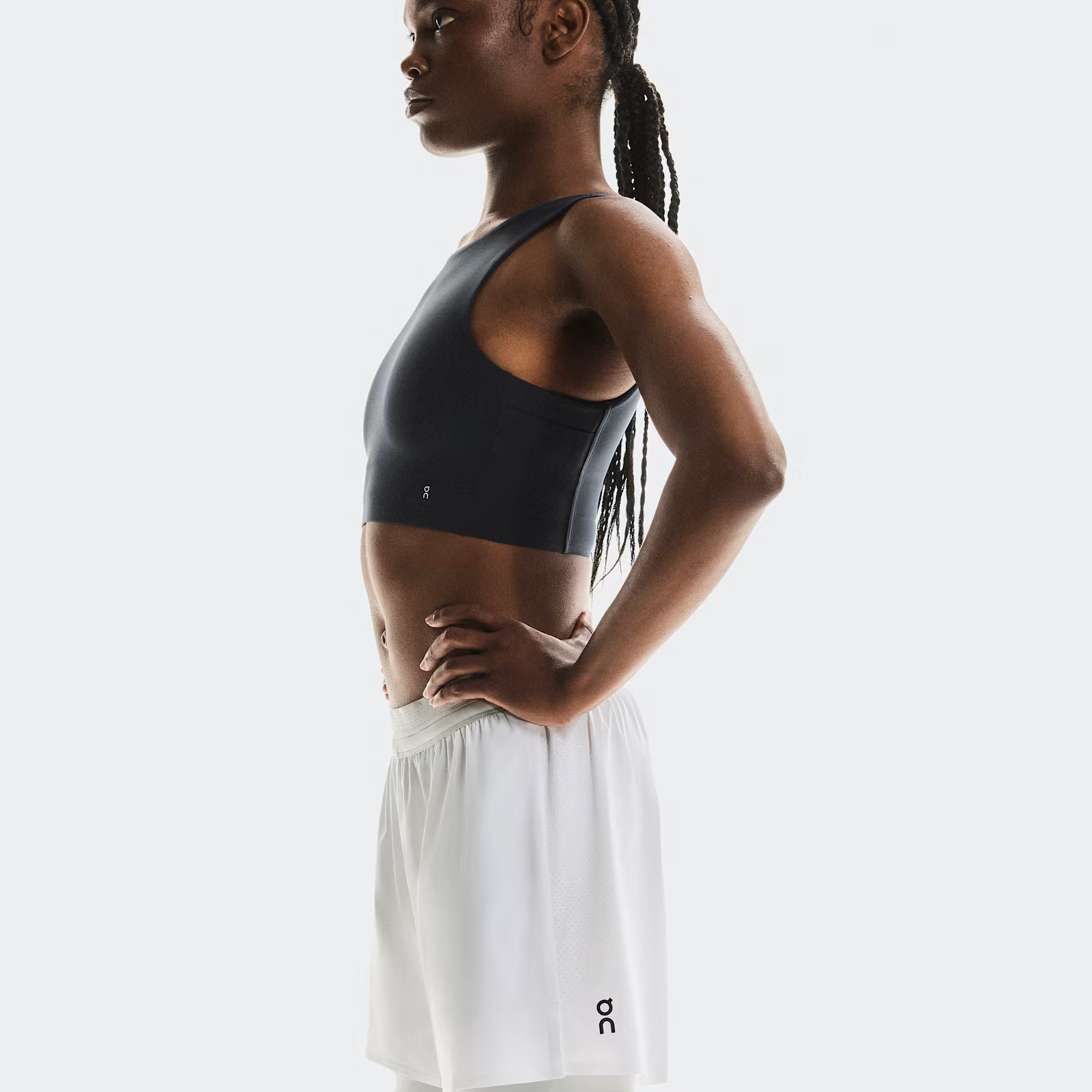 On 3" Performance 2/1 Shorts White | Glacier (Women'S)
