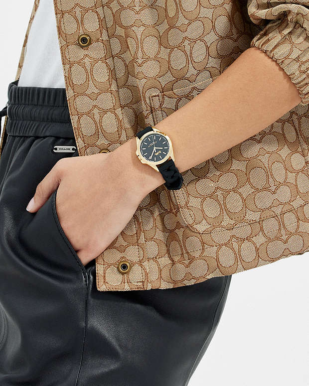 Libby Watch, 34 Mm Black Black