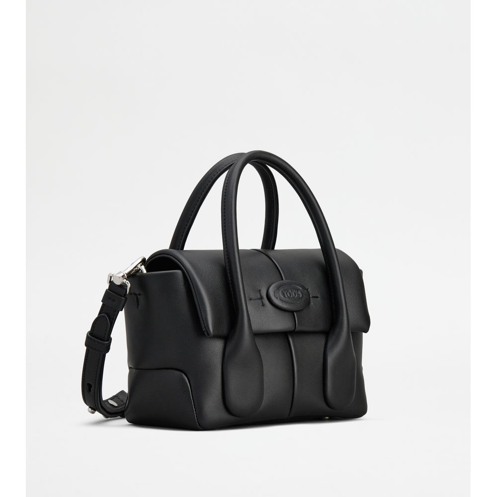 Tods Di Bag Reverse In Leather Mini Black
