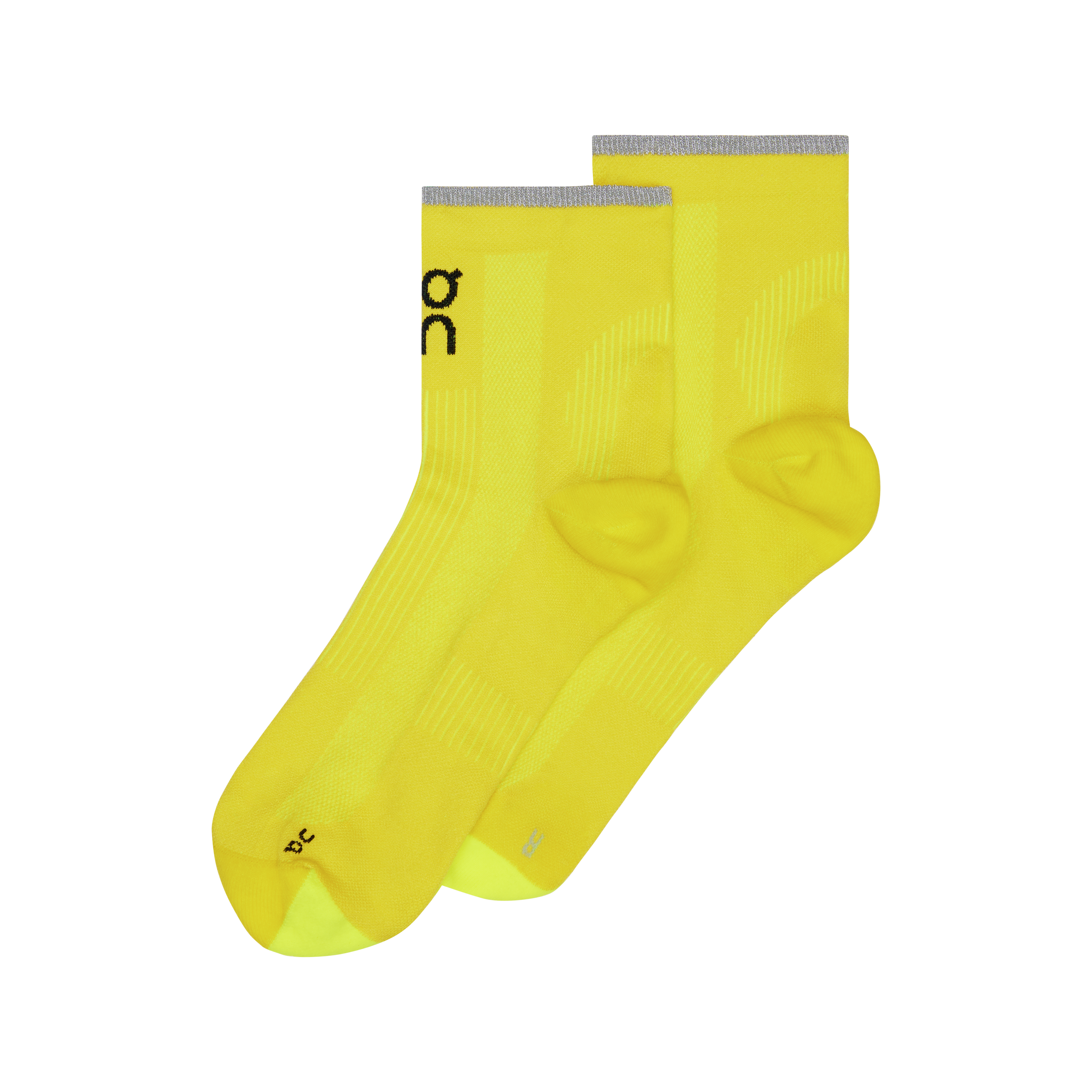 On Elite Run Sock Mid Lime