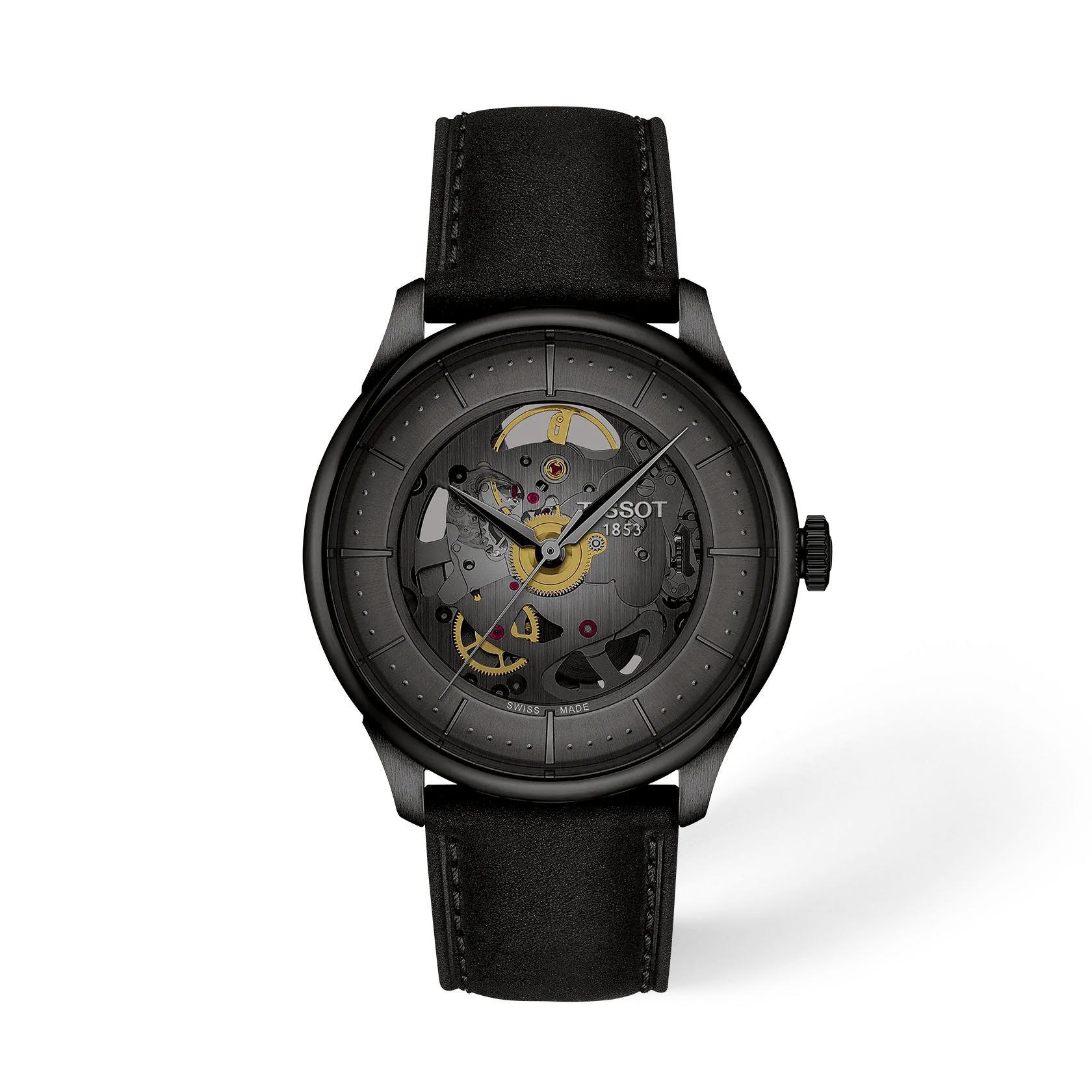 Seiko Tissot Chemin Des Tourelles Skeleton 39Mm T1398363644100