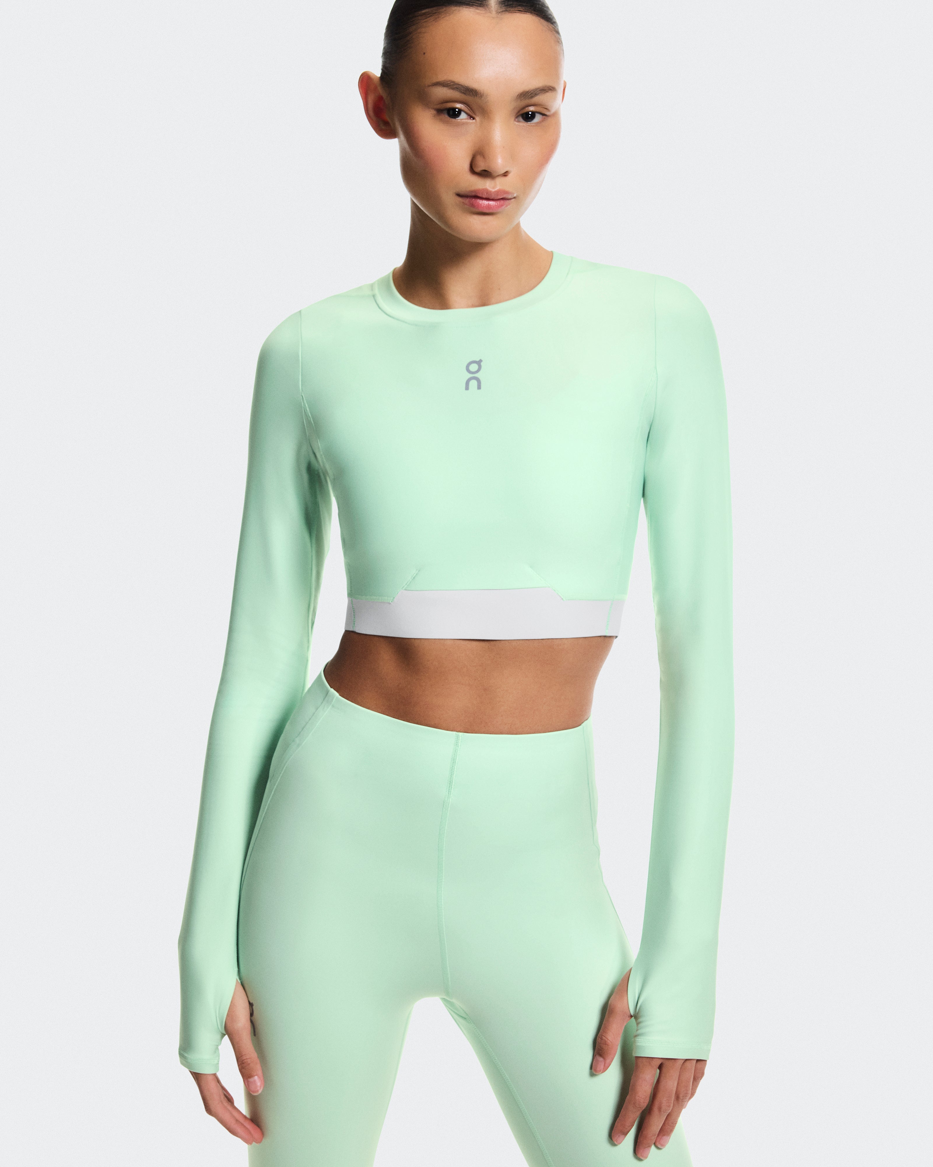 On Train Long Sleeve Crop Creek (Women'S)