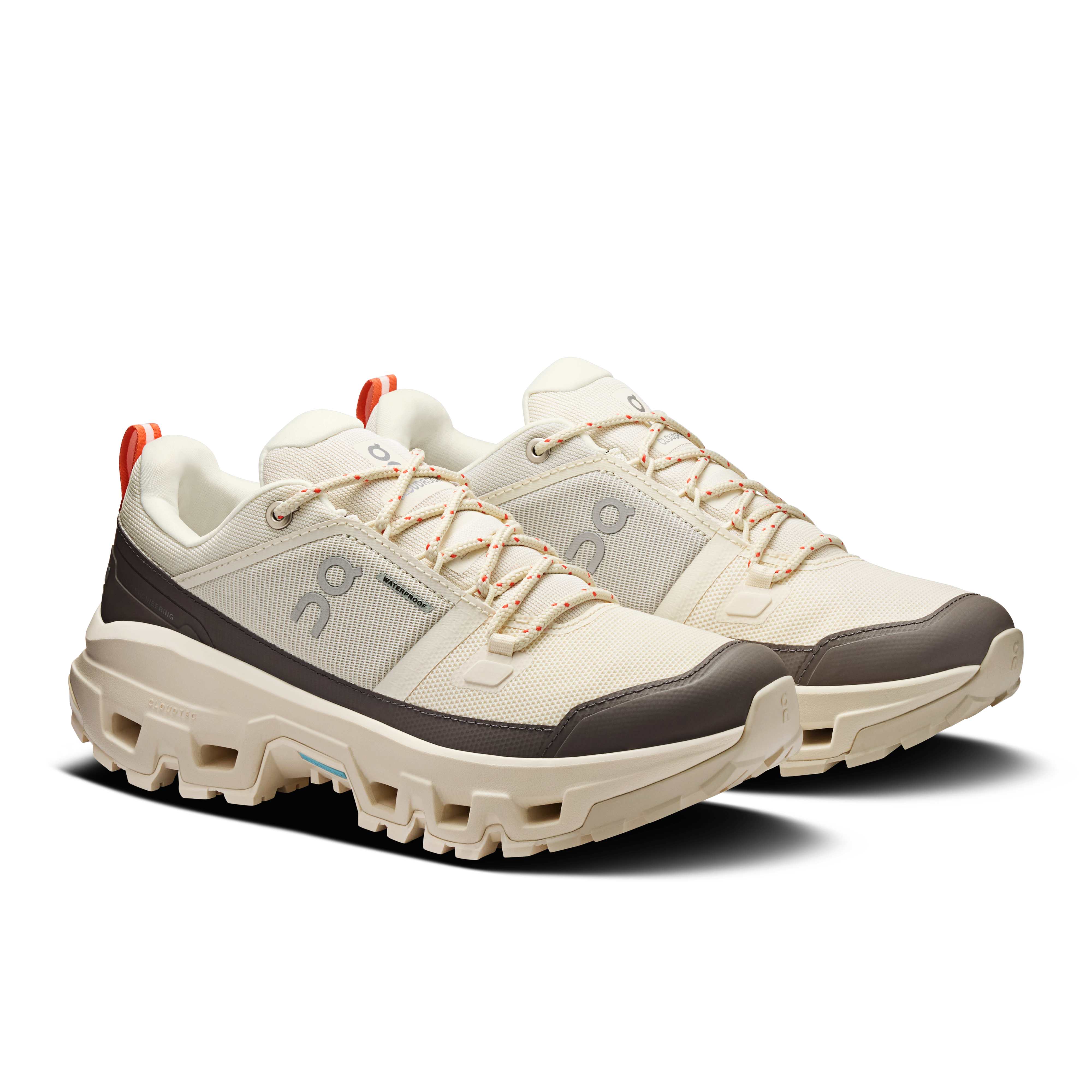 on running cloudrock low waterproof ivory (women's)